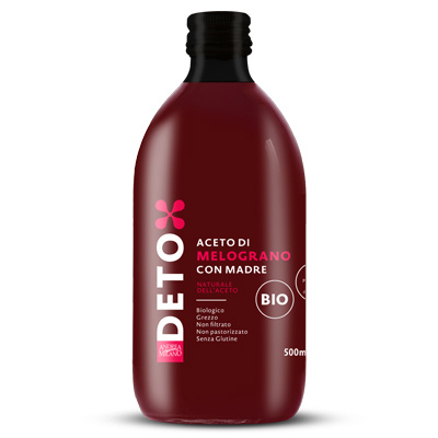 Ocet z granátového jablka DETOX Andrea Milano 500ml